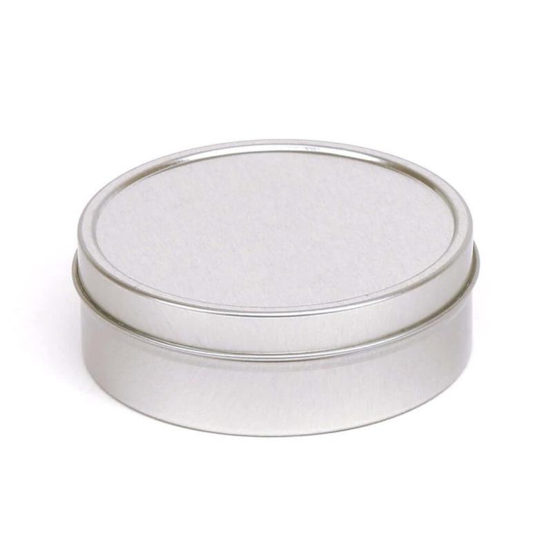 125 Ml Rund Metalbøtte - Perfekt til Opbevaring!