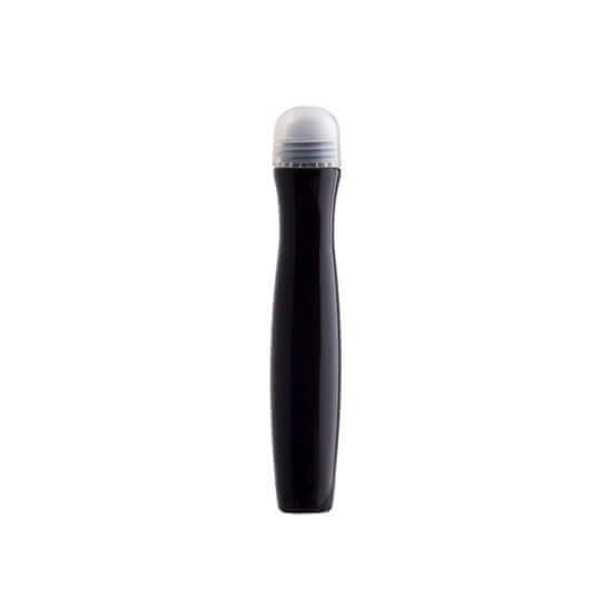 15 Ml Sort Plastflaske med Rullehoved - Hurtig Levering!