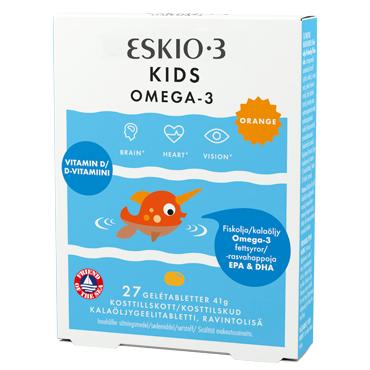 Midsona Eskio 3 Kids Chewable Gel? Tabletter M Appelsinsmag