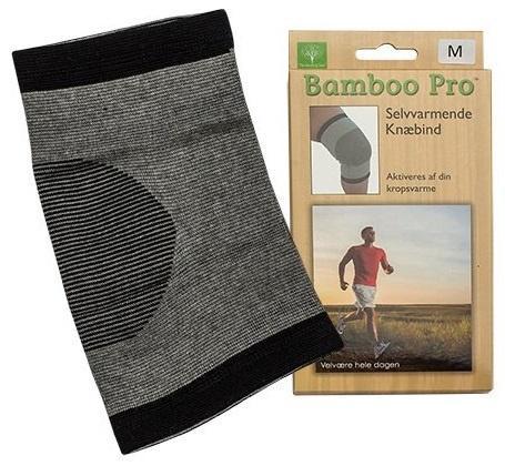Bamboo Pro Knæbind Str M Selvvarmende 1stk
