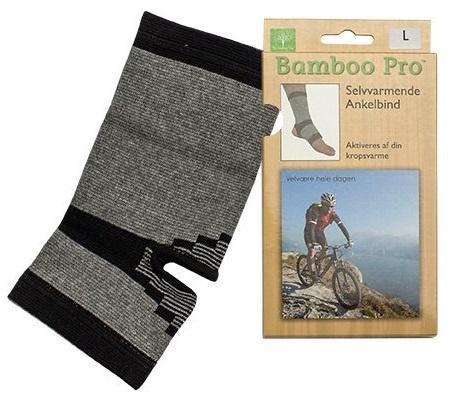 Bamboo Pro Selvvarmende Ankelbind til Sport og Fitness
