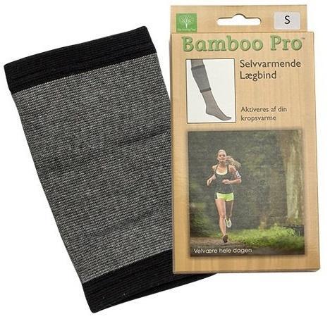 Selvvarmende Bamboo Pro Lægbind - Str. S til skadeslindring