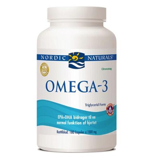 Nordic Naturals Omega-3 Kapsler med Citrussmag - 180 stk.