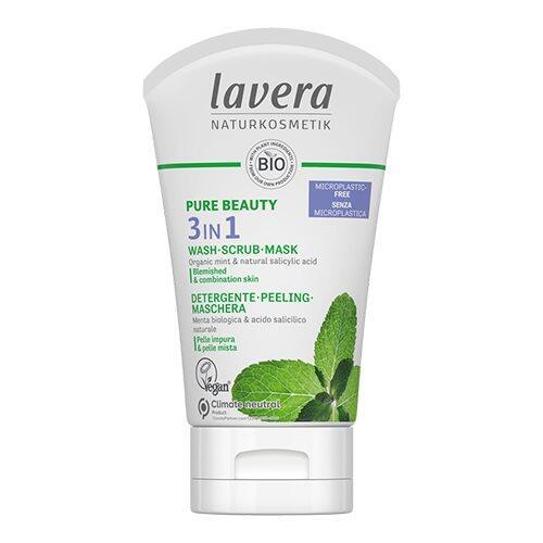Lavera Pure Beauty 3 In 1 Wash Scrub Mask 125ml
