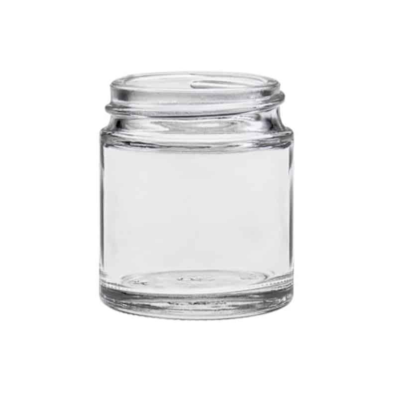 30 Ml Klar Glasbøtte Uden Låg - Perfekt til Skønhedsprodukter