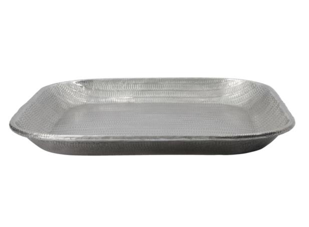 Meraki Bakke Malva Antik Sølv L: 30 Cm W: 30 Cm H: 2 5 Cm