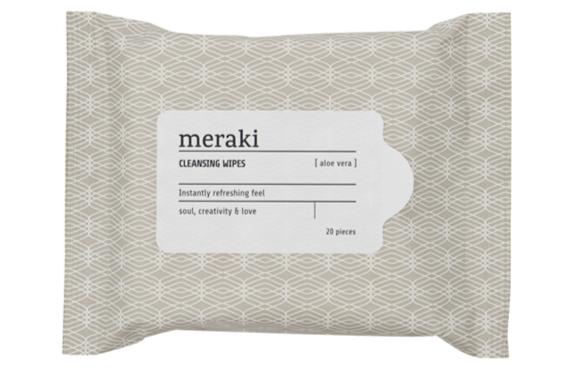 Meraki Opfriskende Renseservietter med Aloe Vera - 20 stk