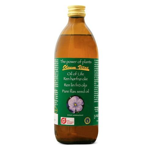 Økologisk Hørfrøolie - Oil Of Life 250 ml til Sundhed