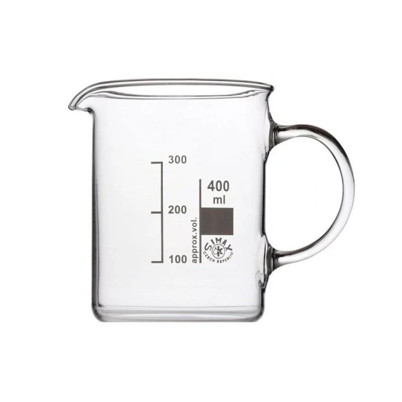 Ildfast Målebæger I Glas 400 Ml  Med Håndtag