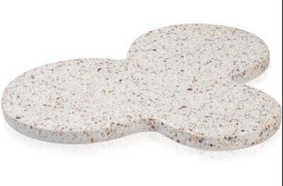Humdakin Milan Terrazzo Plade Rød Beige