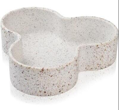 Humdakin Pisa Terrazzo Skål Rød Beige