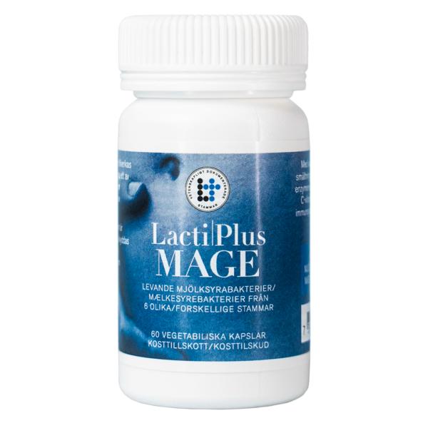Lactiplus Mave 120 Kapsler - Mælkesyrebakterier med C-vitamin