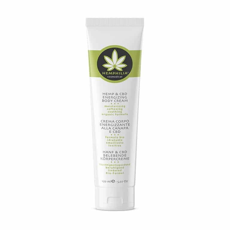 Økologisk Energizing Body Cream med Hamp & CBD - 150ml