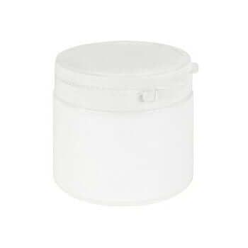 500 Ml  Hvid Plastdåse Med Originalitet Ring