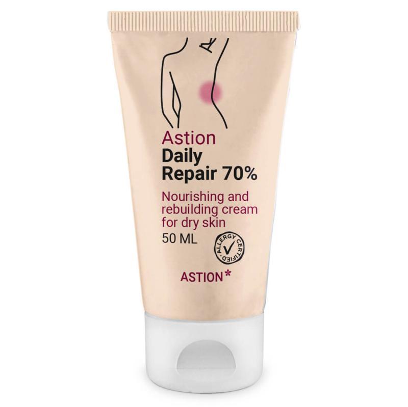Astion Fedtcreme 70 ? Daglig Fugtpleje Ved Eksem Og Kløe 50 Ml