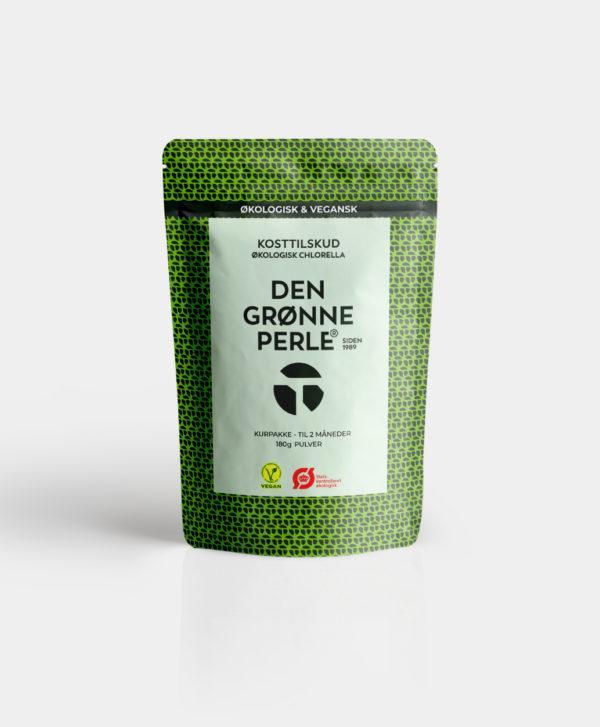 Chlorella   Den Grønne Perle Pulver 180 G