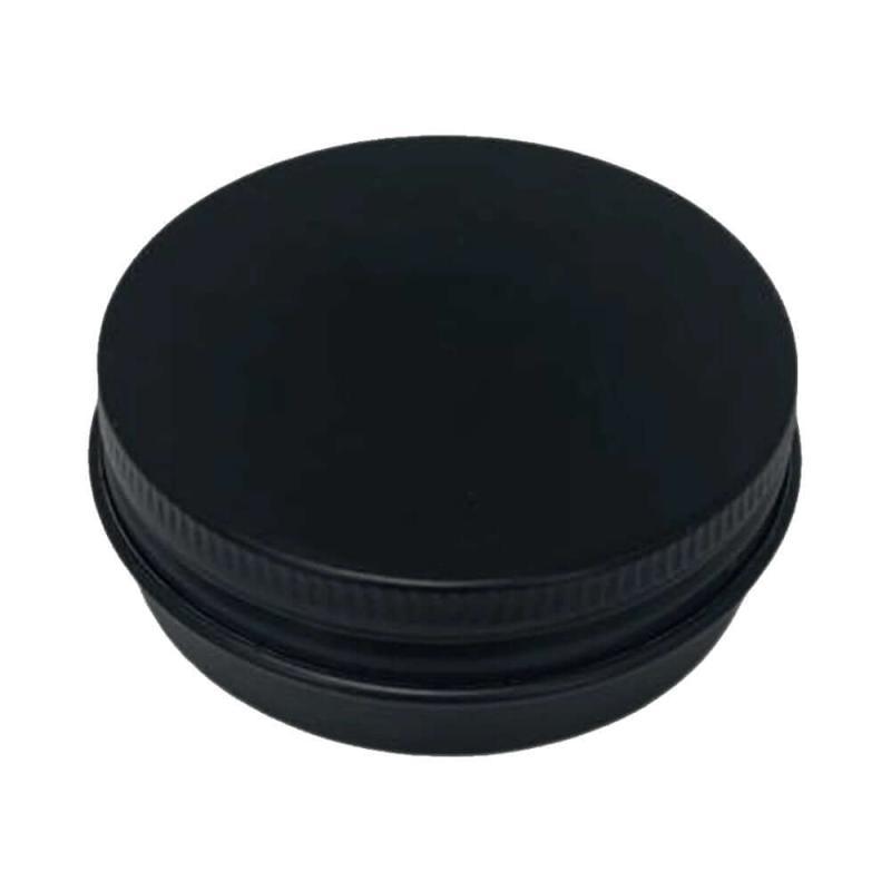 60 Ml Sort Aluminium Bøtte - Ideel til Creme og Salve