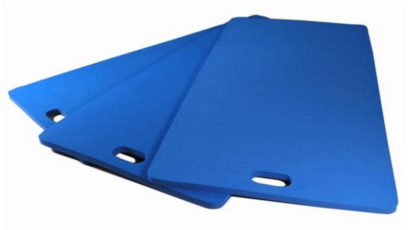 Aerobicmåtte 1m x 50cm x 15mm - Perfekt til træning!