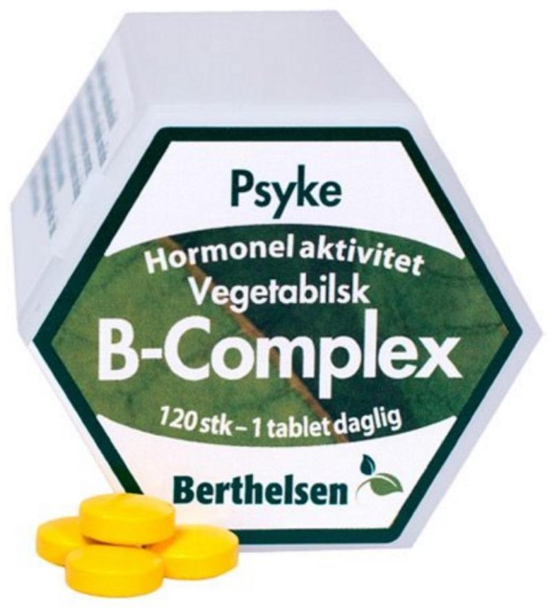 Berthelsen Vegetabilsk B Complex 120 tabletter - Vitaminer