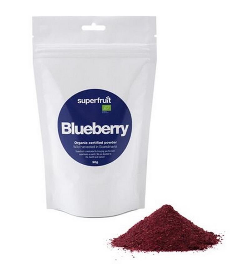 Blåbærpulver ø Superfruit 90g - Naturlig superfood