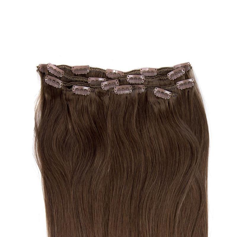 Clip On Extensions i Kastanjebrun - Kvalitet og Stil