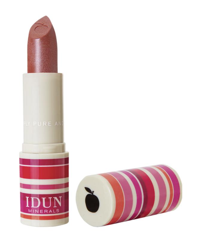 Idun Minerals Creme Læbestift Stina - Glansfuld Makeup