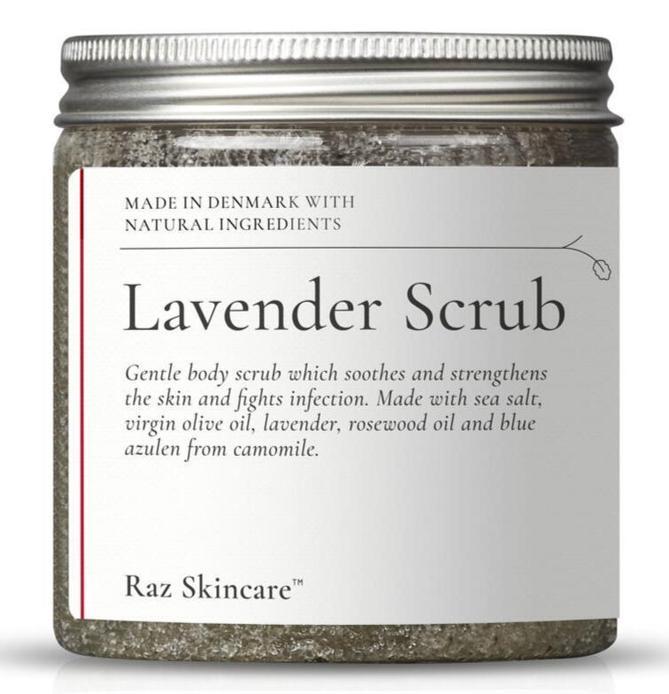 Raz Skincare Lavendel Skrub 200g - Beroligende Pleje