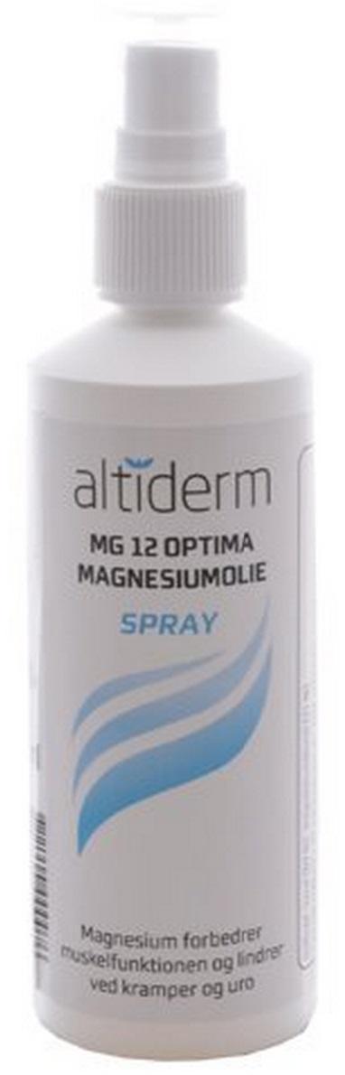 Magnesiumolie I Sprayflaske Mg 12 Optima Altiderm 100ml