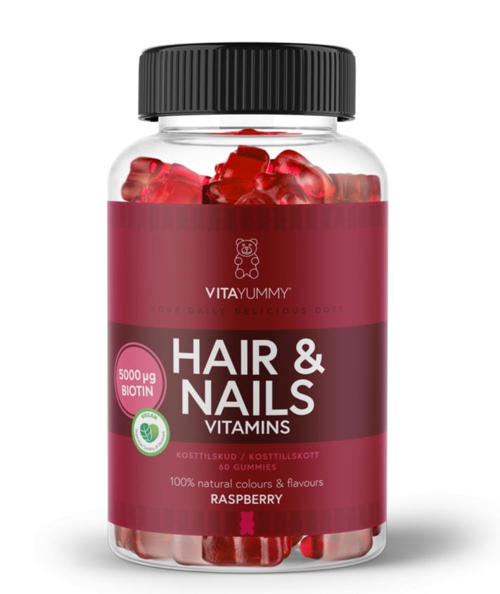 Vitayummy Hair   Nails Vitaminer  60stk