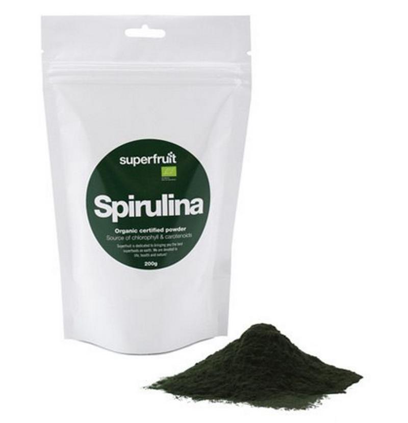 Spirulina Pulver Ø Superfruit 200g - Sundhed på tilbud!