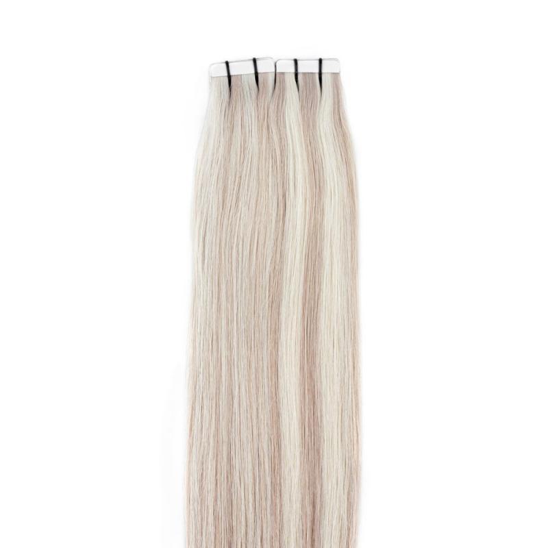 Tape Extensions Mix 16/60 - Lys og Mørk Askblond
