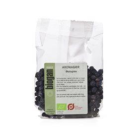 Biogan Tørrede Aroniabær Økologiske 100g - Sund Snack