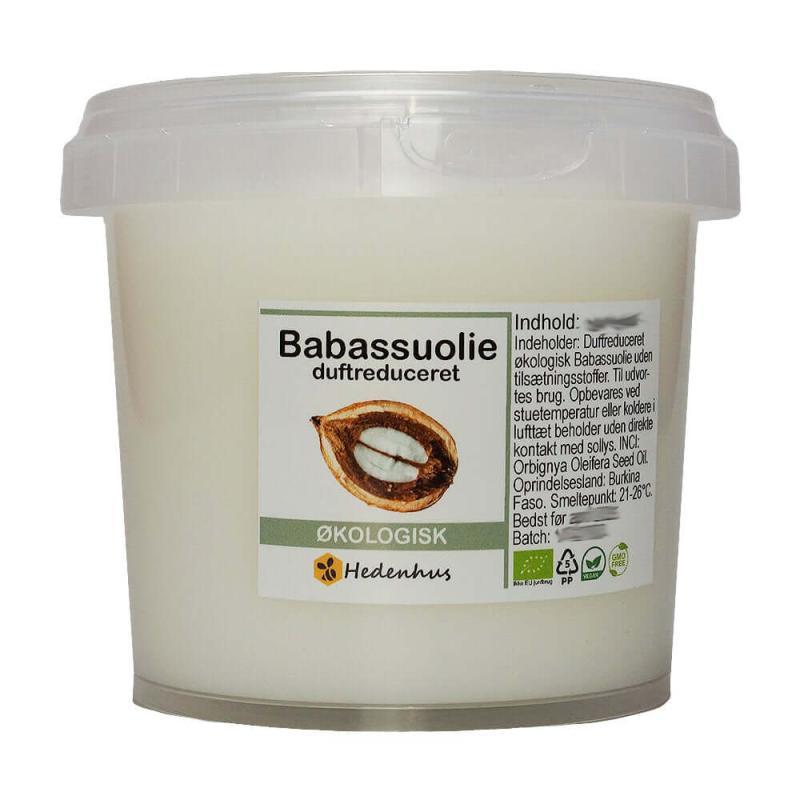 Økologisk Babassuolie - Duftreduceret 100 Gram