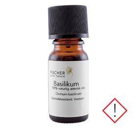 Fischer Pure Nature Æterisk Basilikumolie 10ml - Ren Olie