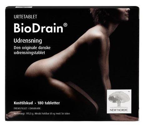 Biodrain 180 stk – Urte-tabletter til udrensning