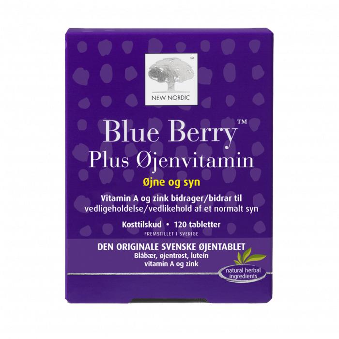 New Nordic Blue Berry Plus øjenvitamin 120 Tabl