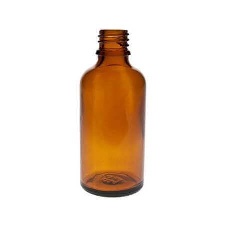 Brun Glasflaske 50 ml - Perfekt til Olier og Essencer