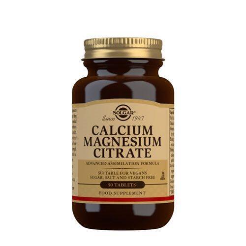Solgar Calcium Magnesium Citrate 50tab