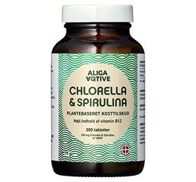 Aliga Aqtive Chlorella & Spirulina - 300 Tabletter