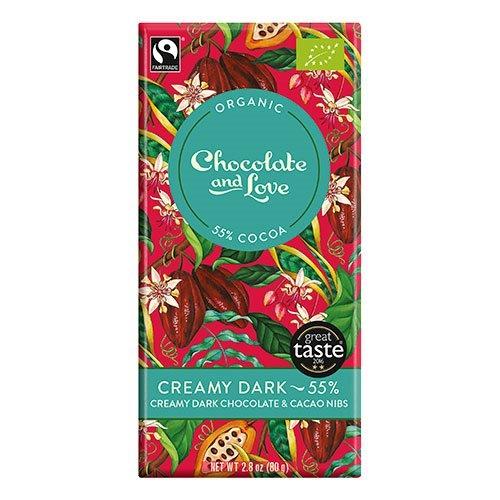Chokolade Creamy Dark 55 ø 80 G