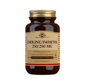 Solgar Cholin Inositol 250mg - Sundhedstilskud 50 Kap
