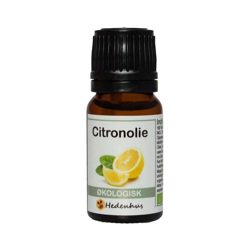 Økologisk Citronolie 10 Ml - Æterisk olie til skønhed