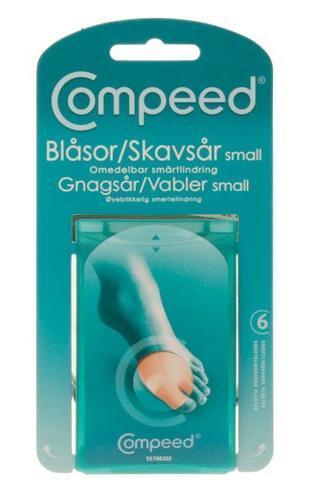 Compeed Vabel Plaster Small - 6 stk til beskyttelse og lindring