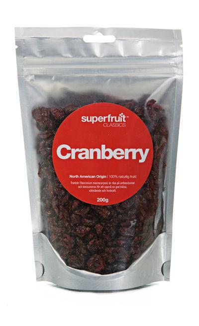 Tranebær Superfruit 200g – Sund snack til hverdag