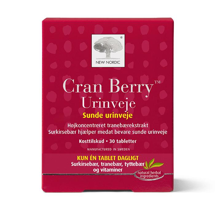 New Nordic Cran Berry 30 Tabl - Sundhedstilbud!