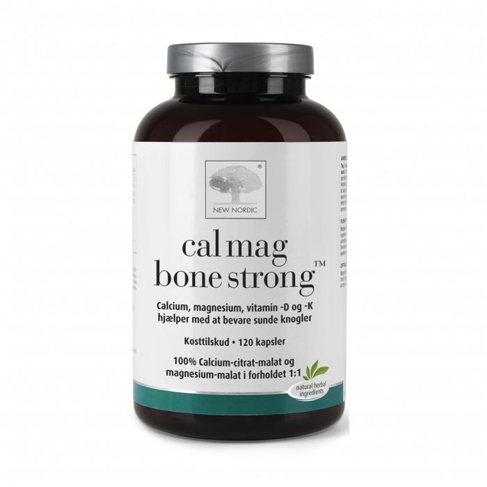 New Nordic Cal Mag Bone Strong - 120 Kapsler Tilbud