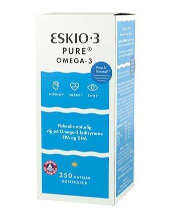 Eskio 3 Fiskeolie Kapsler - Styrk dit hjerte og hjerne!