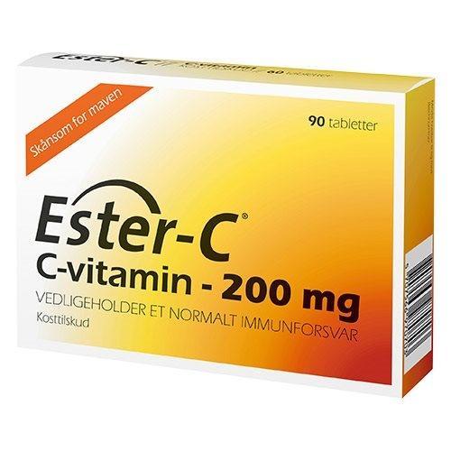 Ester C 200 Mg - 90 Tabletter med Vitamin C