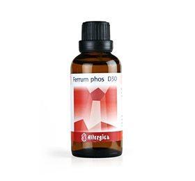 Allergica Ferrum Phos D30 Cellesalt 50ml - Homøopatisk middel