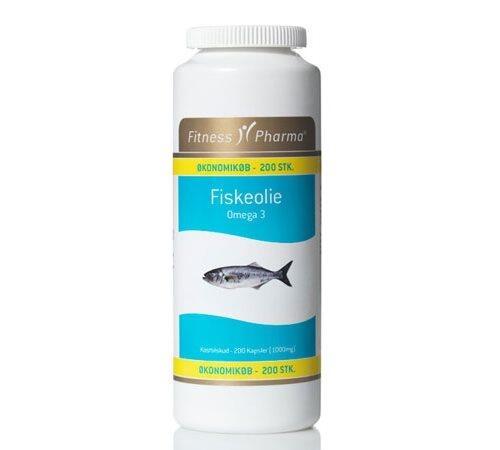 Fitness Pharma Fiskeolie - Omega-3 tilskud 200 kapsler
